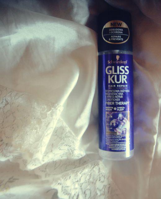 Gliss Kur, kspresowa odżywka do włosów, Regeneracyjna, Z keratynowym serum, włosy długie, skłonne do zniszczeń i rozdwajających się końcówek