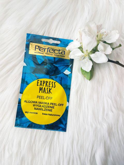 Perfecta Express Mask, Peel-Off, Algowa maseczka do twarzy, Wygładzenie i nawilżenie