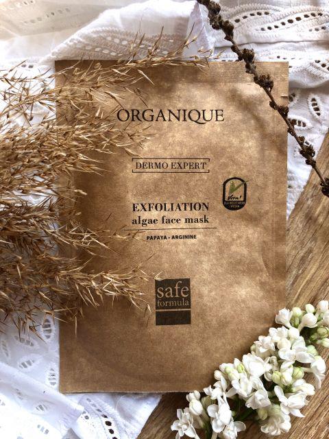 Organique Maska do twarzy, Exfoliation Algae Mask Papaya, Papaja