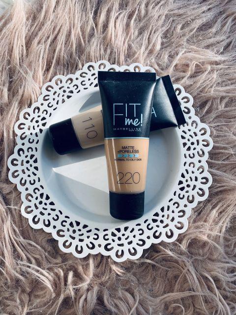 Maybelline Fit me! Podkład do twarzy, Matujący i wygładzający pory, nr 110