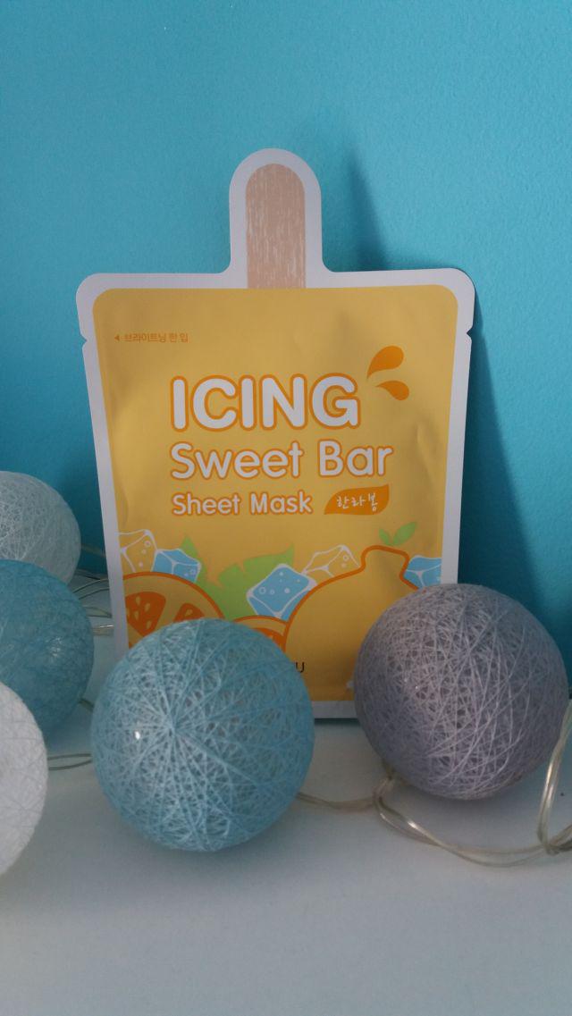 A'pieu Icing Sweet Bar, Maska do twarzy w płacie, Mandarynka Hanrabong