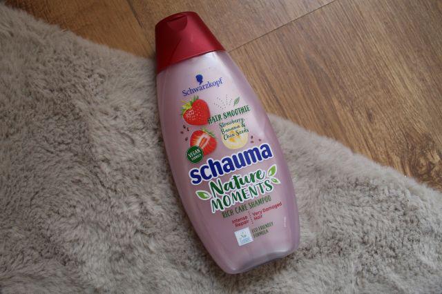 Schwarzkopf Schauma, Nature Moments, Szampon do włosów, Strawberry & Banana & Chia Seeds