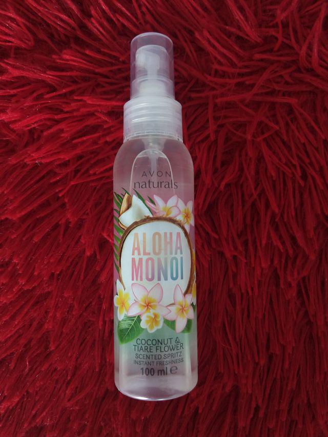 Avon Naturals, Mgiełka do ciała, Aloha Monoi, Coconut & Tiare Flower