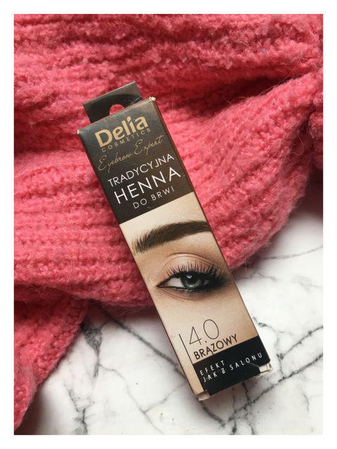 Delia Henna do brwi, Żelowa, nr 4.0 Brąz