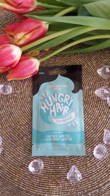 Hungry Hair Superfoods, Maska do włosów, Woda kaktusowa i woda kokosowa