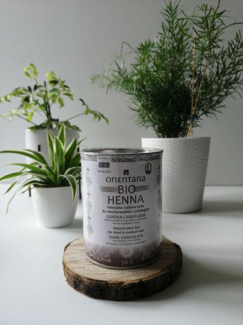 Orientana Bio Henna do włosów, Gorzka Czekolada
