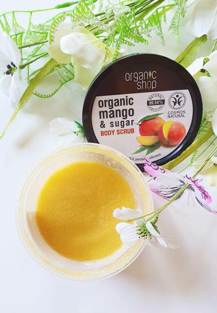 Organic Shop Scrub do ciała, Mango i cukier