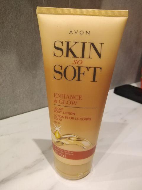 Avon Skin So Soft, Balsam do ciała, Glow Body Lotion, Enhance & Glow