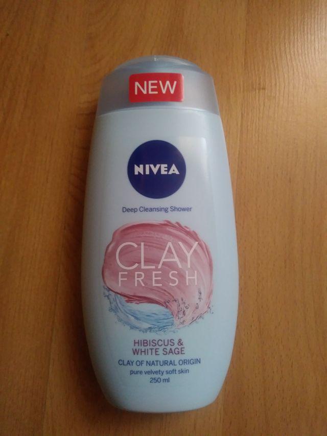 Nivea Clay Fresh, Żel pod prysznic, Hibiscus & White Sage
