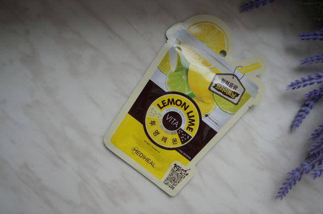 Mediheal Maska do twarzy w płacie, ADE, Cytryna i Limonka