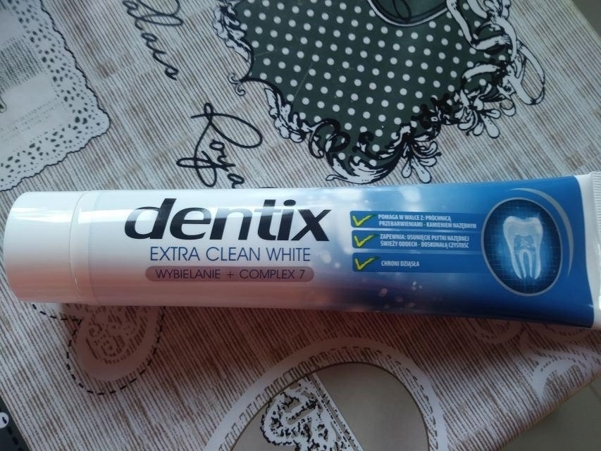 Dentix White, Wybielanie +7, Pasta do zębów wybielająca