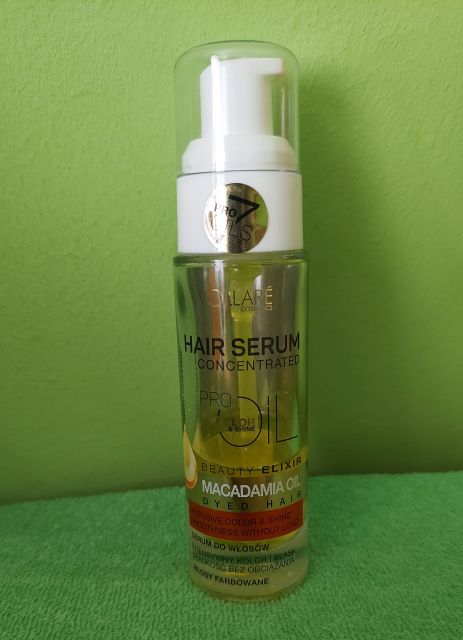 Vollare Cosmetics PROils, Color & Shine, Serum do włosów, Włosy farbowane