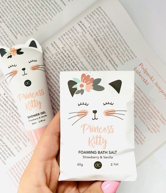 Accentra Princess Kitty, Sól do kąpieli, Strawberry & Vanilla