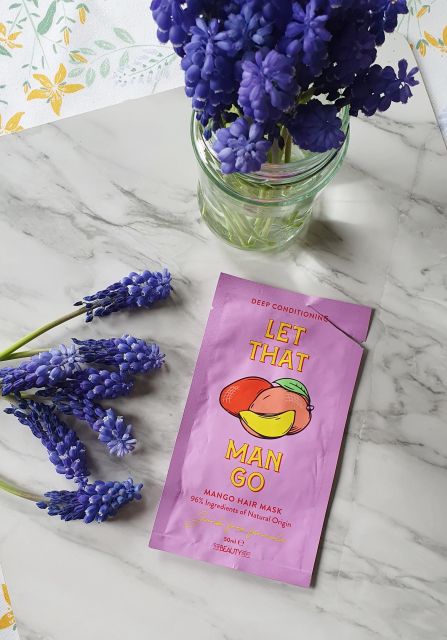 The Beauty Dept. Maseczka do włosów, Let That Man Go, Odżywcza, Ekstrakt z mango i olej z passiflory