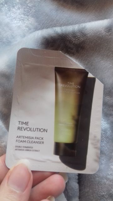MISSHA Time Revolution, Artemisia, Pianka do twarzy, Oczyszczająca, 2w1, Do łagodzenia