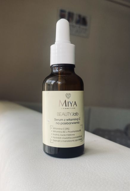 Miya Cosmetics Beauty lab, Serum do twarzy na przebarwienia, Witamina C