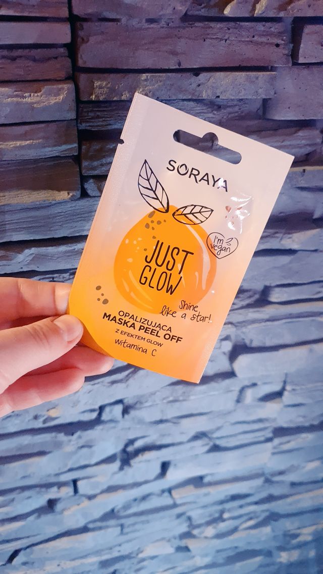 Soraya Just Glow, Maseczka do twarzy, Peel-off, Opalizująca, Efekt Glow, Witamina C