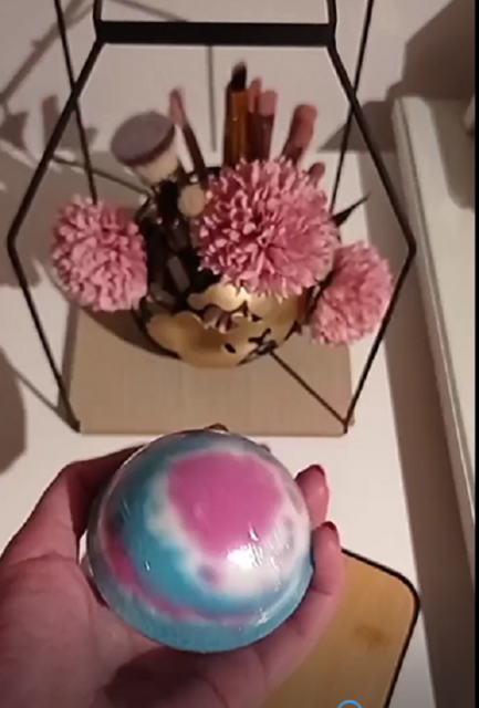 Action Kula do kąpieli, Diamond Bath Bomb, Rose
