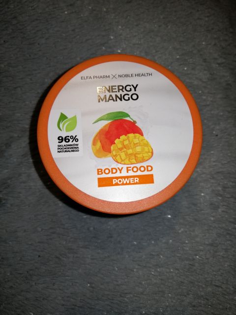 Elfa Pharm Body Food, Balsam do ciała, Energy Mango, Z ekstraktem z mango