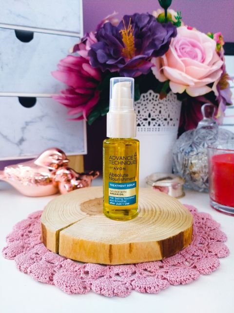 Avon Advance Techniques, Absolute Nourishment, Serum do włosów, Odżywienie, Olejek Arganowy