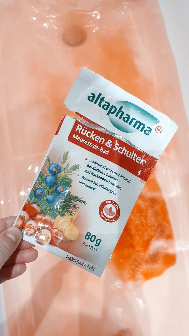 Altapharma Sól do kąpieli, Morska, Odprężająca, Rucken & Schulter