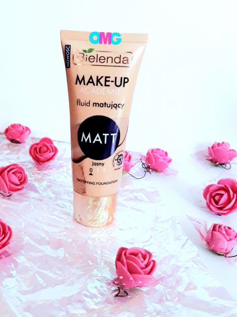 Bielenda Make-Up Academie, Fluid matujący, Matt, nr 0 jasny