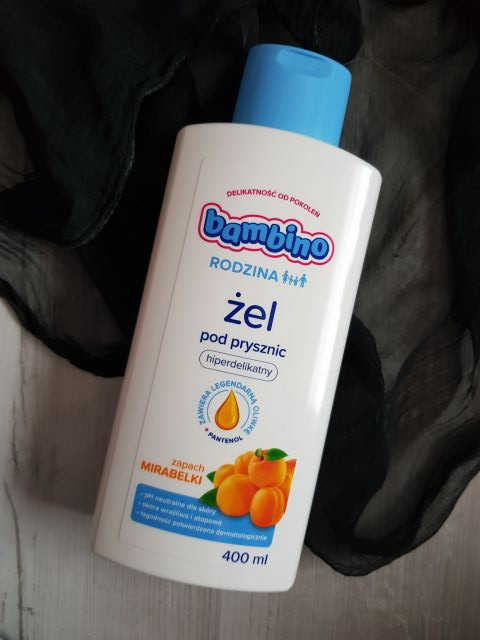 Bambino Rodzina, Żel pod prysznic, Hipoalergiczny, Mirabelka