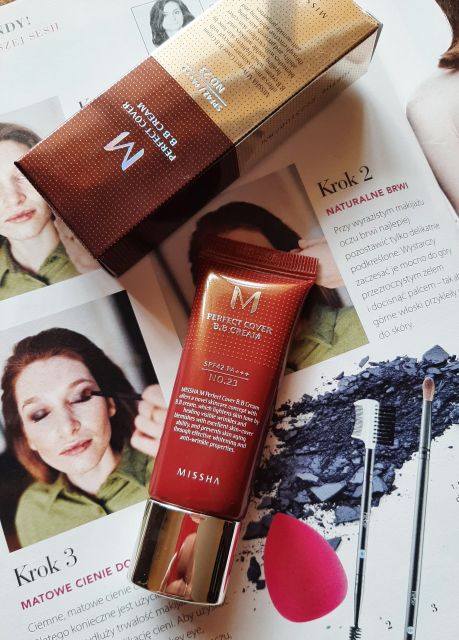 MISSHA M Perfect Cover BB Cream, Krem BB, nr 23 Natural Beige