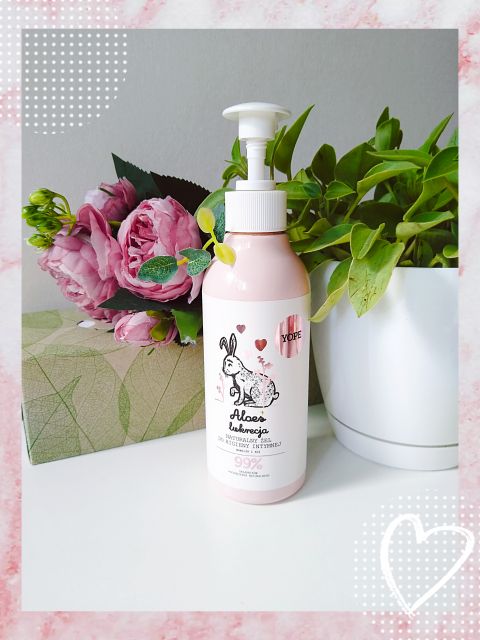 YOPE Żel do higieny intymnej, Aloes i lukrecja
