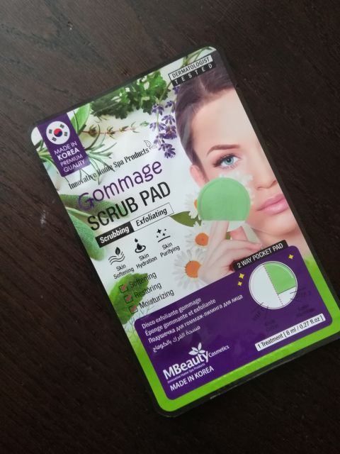 Mbeauty Płatek do mycia twarzy, Gommage Scrub Pad, Złuszczający