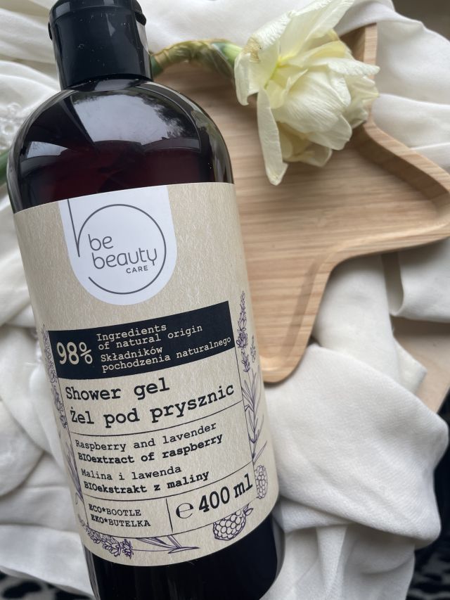 BeBeauty Care, Żel pod prysznic, Pielęgnujący, Malina i Lawenda, Bio ekstrakt z maliny