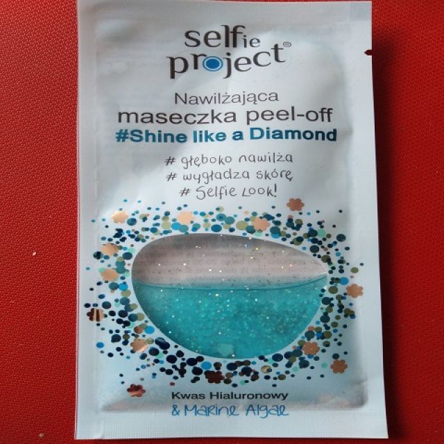 Selfie Project Maska do twarzy, Peel-off, Nawilżająca, #Shine like a Diamond