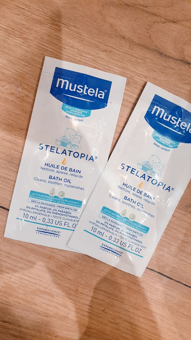 Mustela Olejek do kąpieli skóry skłonnej do atopii, Staletopia