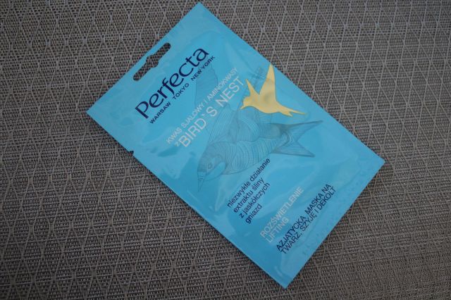 Perfecta Bird`s Nest, Maseczka do twarzy, Rozświetlenie i lifting, Kwas sjalowy i aminokwasy