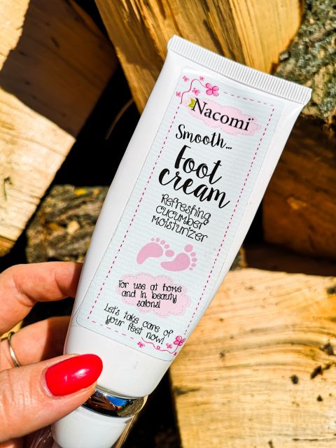 Nacomi Krem do stóp Odświeżający, Ogórek