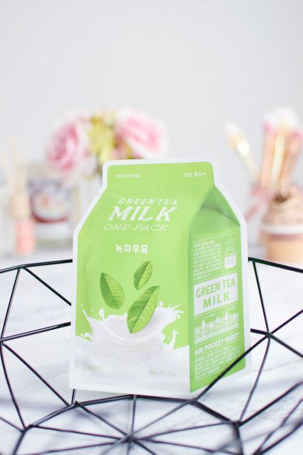 A'pieu Maska do twarzy w płacie, Green Tea Milk