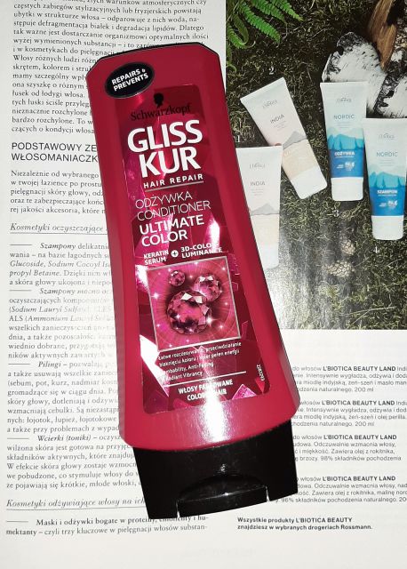 Schwarzkopf Gliss Kur, Ultimate Color, Odżywka do włosów