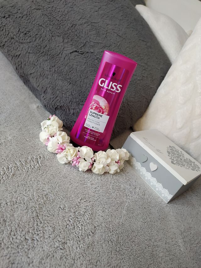 Schwarzkopf Gliss, Supreme Lenght, Odżywka do włosów długich, Podatnych na zniszczenia, Ekspresowa