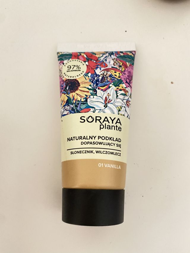 Soraya Plante, Podkład do twarzy, Naturalny, Dopasowujący się, nr 01 Vanilla 
