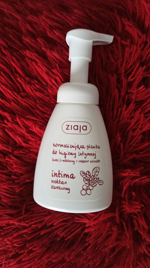 Ziaja Intima, Pianka do higieny intymnej, Normalizująca, Nektar żurawiny