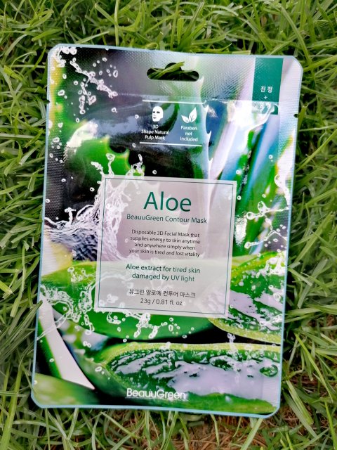 Maska w płachcie Aloes