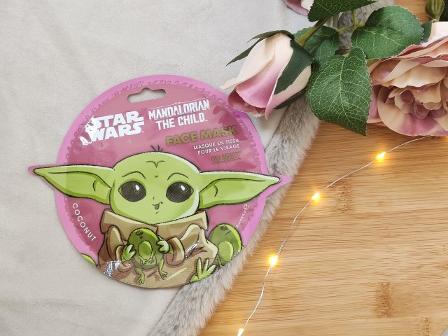 Mad Beauty Maska do twarzy w płacie, Star Wars, Mandalorian The Child, Coconut