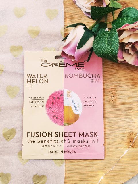 The Creme Shop Maska do twarzy w płacie, Watermelon & Kombucha