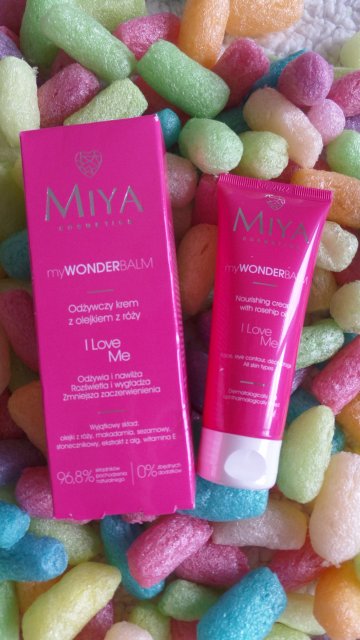 Miya Cosmetics myWONDERbalm, I love me, Krem do twarzy, Odżywczy, Olejek z róży
