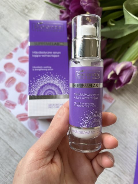 Bielenda Professional, SupremeLAB, Serum do twarzy, Mikrobiotyczne, Kojąco-nawilżające 