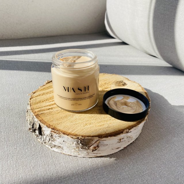 Mash Natural Beauty Mus do ciała, Nawilżający, Glow Story, O zapachu wanilii