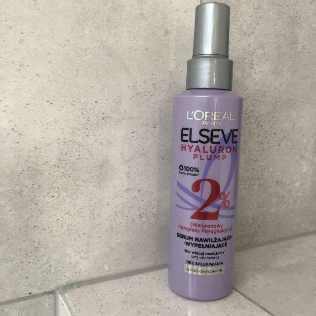 L'Oréal Elseve, Serum do włosów, Hyaluron Plump, Nawilżająco - wypełniające, Włosy Odwodnione