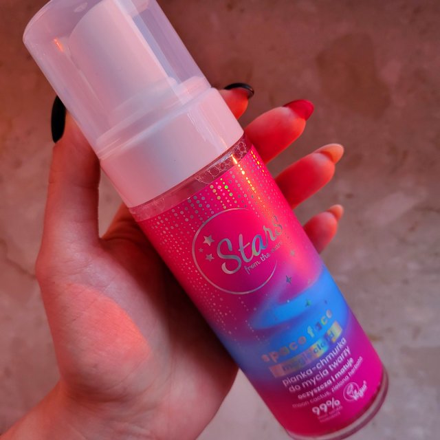 Stars from the stars Space Face, Magic Cloud, Pianka-Chmurka do mycia twarzy, Moon Cactus i Zielona Herbata