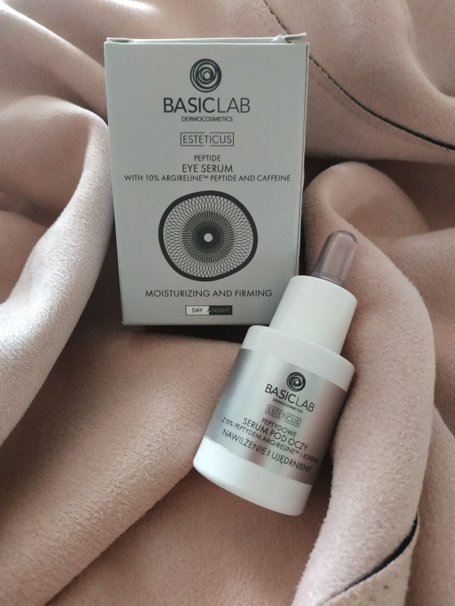 BasicLab Dermocosmetics Esteticus, Kuracja pod oczy, Przeciwzmarszczkowa, Nawilżenie i ujędrnienie