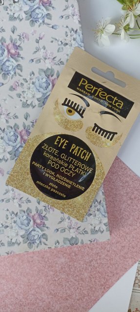 Perfecta Eye Patch, Płatki pod oczy, Złote, Glicerynowe, Koreańskie, Party Look, Rozświetlenie i wygładzenie